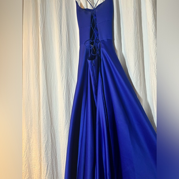Royal Blue Prom Dress - Picture 5 of 7